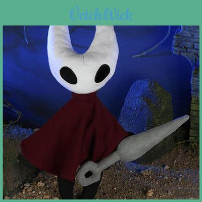 Очаровательная мягкая плюшевая кукла Hollow Knight красного и белого цвета, идеально подходящая для домашнего декора и коллекции