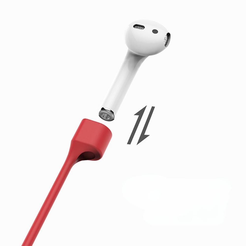 Анти-потерянный силиконовый держатель для наушников, кабель для AirPods, беспроводные Bluetooth-наушники, шейный ремешок, шнур