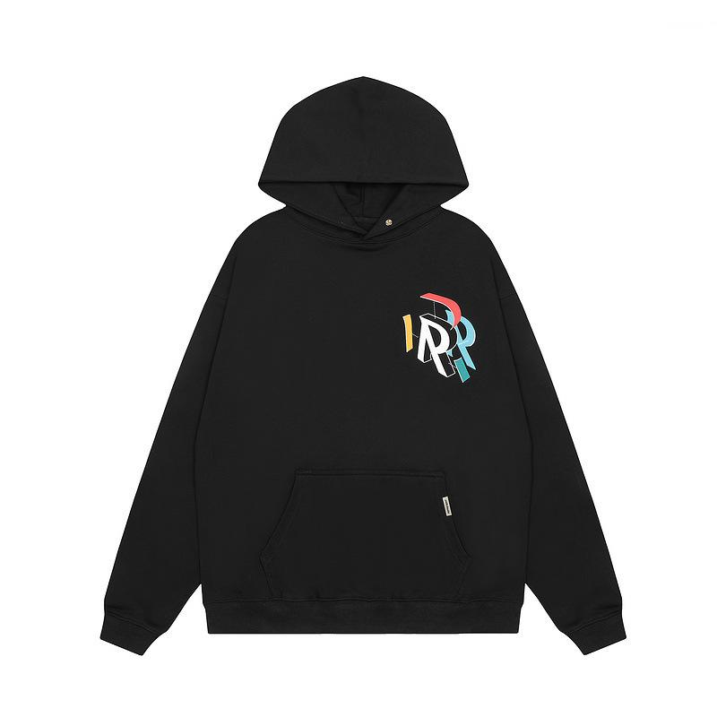 23 Cross-border European and American trendy brands REPRESENT color letter R printing hooded sweater men's and women's high street hoodie jacket