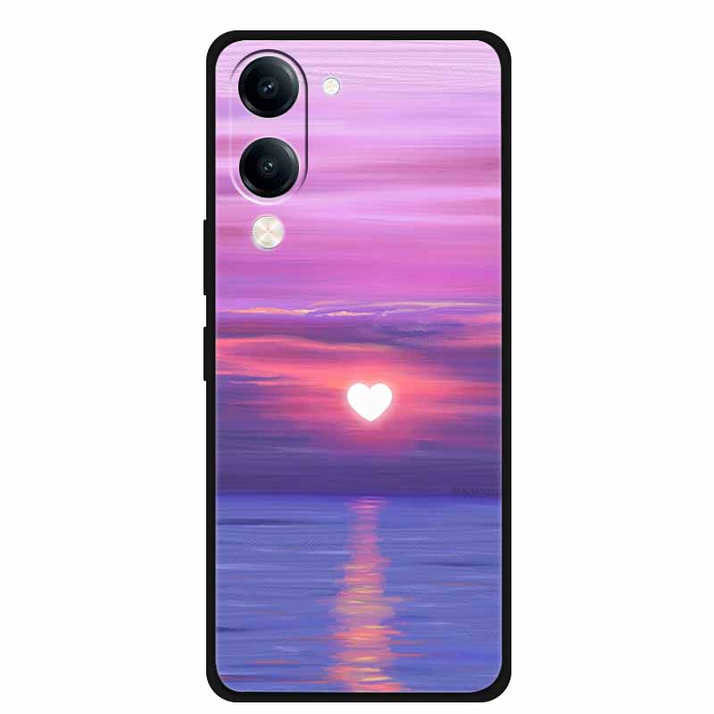 Чехол для Vivo Y29s Чехол для телефона Черный Силиконовый Мягкий Чехол для Vivo Y19s GT Чехол 6.74" Корпус Пылезащитный Coque VIVO Y19sGT Y29 S 5G