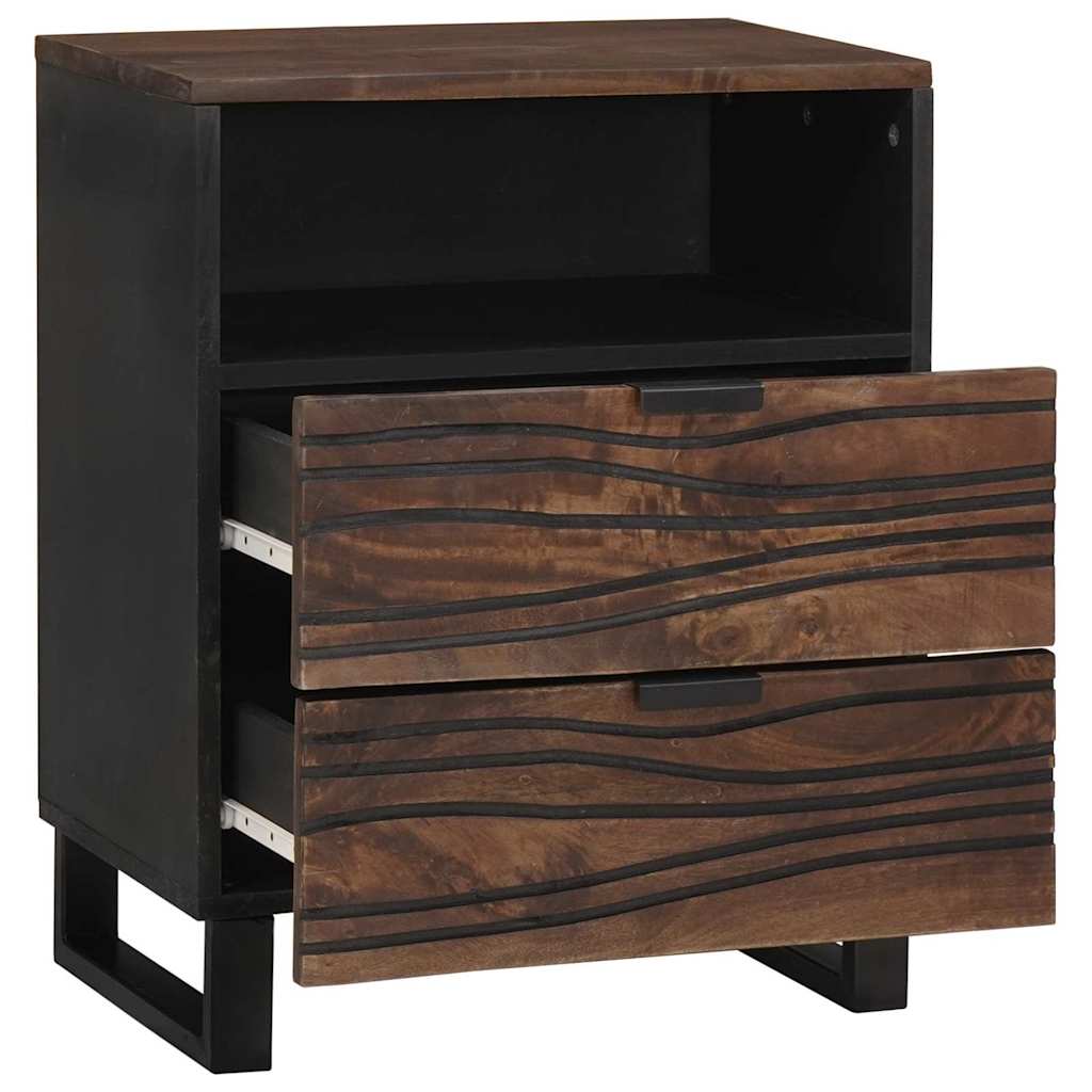 Nightstand Walnut 50 x 33 x 62 cm Engineered Wood