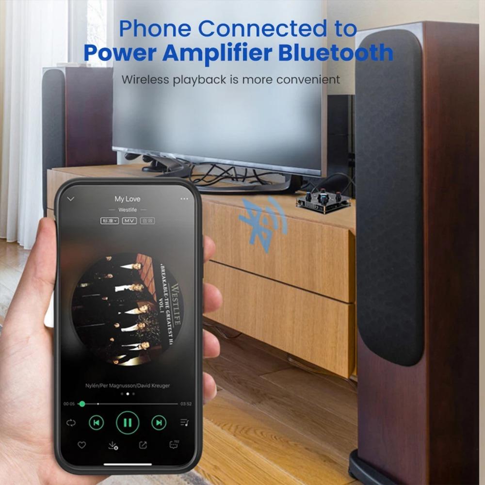 120 Вт HIFI Bluetooth усилитель стерео усилитель декодирования без потерь ЦАП HDMI ARC USB оптический коаксиальный беспроводной усилитель караоке