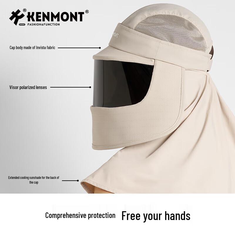 Солнцезащитная шляпа Kenmont с широкими полями, защита от УФ-излучения 6131