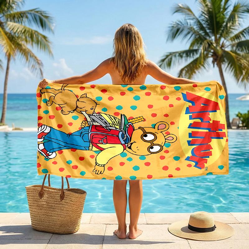 Arthur Fashion Beach Towel: Ideal for Summer Adventures Soft, absorbent and quick drying suitable for swimming and bathing