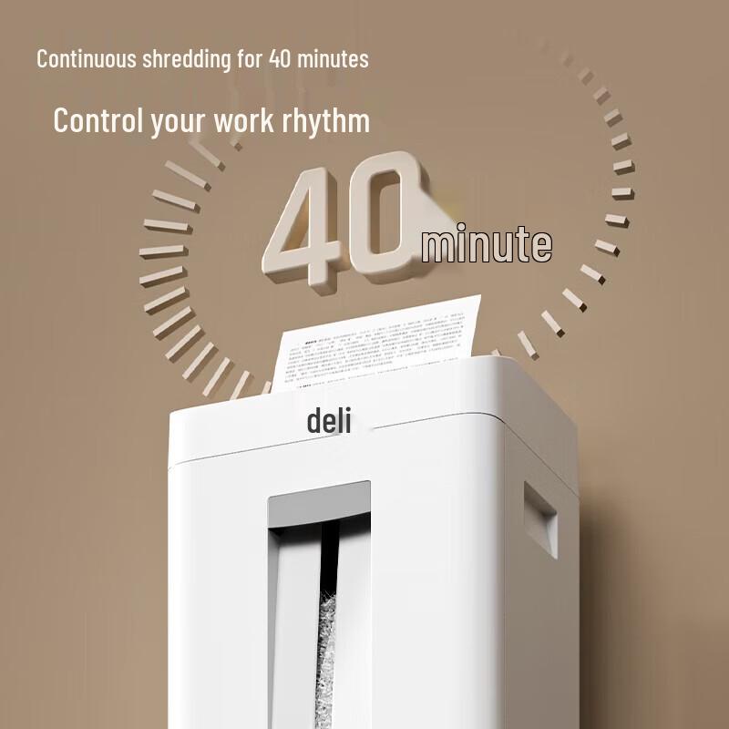 Deli GA752 High-Security Paper Shredder CN plug (adapter included)