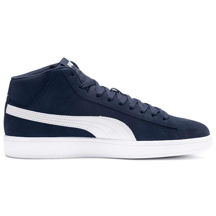 Puma Кроссовки Smash V2 Mid Mid Tops Повседневные для скейтбординга Унисекс Синий Белый 366923-04