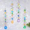 4 Pcs Crystal Suncatchers for Indoor Windows Hanging Decorative Crystals Ball Prism for Yard and Garden Indoor Home Wedding Party Car Mirror Decor