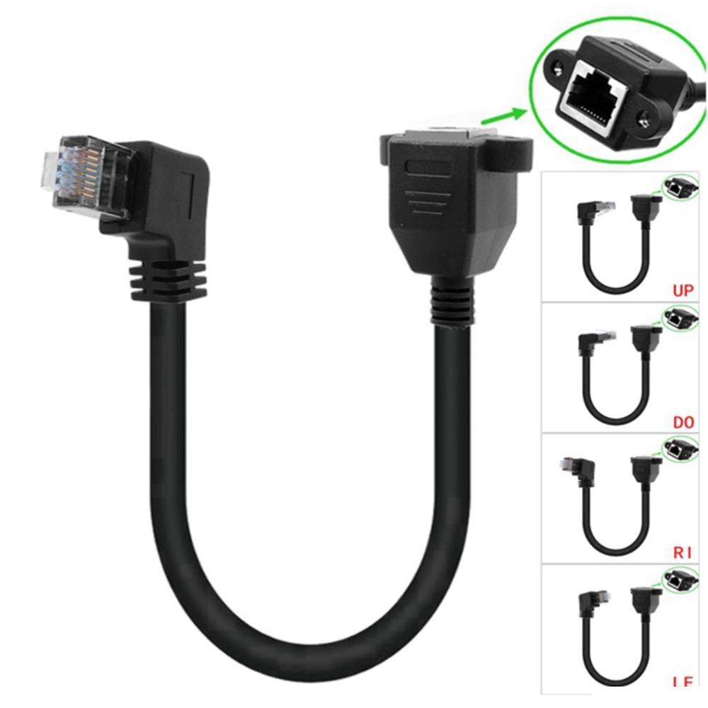 Ethernet-кабель Cat6 RJ45 Прямой угол UTP Сетевой кабель Патч-корд 90 градусов Cat6a Lan-кабель для ноутбука, роутера, ТВ-приставки