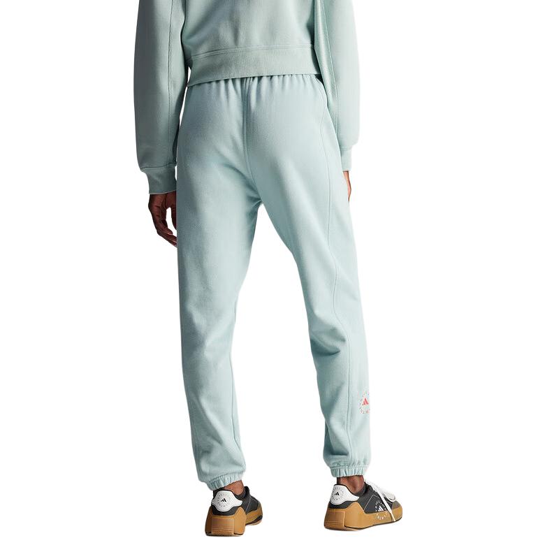 adidas FW24 Однотонные удобные повседневные трикотажные спортивные брюки со шнуровкой, женские брюки светло-голубого цвета IW9887
