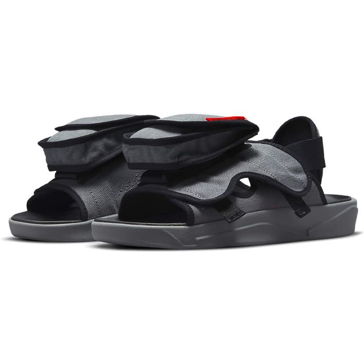 Air Jordan LS Slide Дымчато-серый Мужские кроссовки Черный Белый Университетский красный CZ0791-001