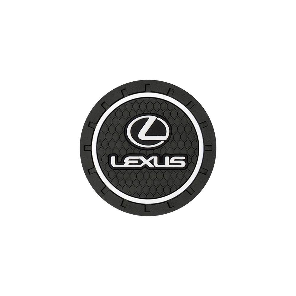 Interior Stickers 1/2Pcs Car Cup Holder Mat Anti Slip Coasters Pads Interior Accessories For Lexus LS LC IS350 ES300h ES300 IS25