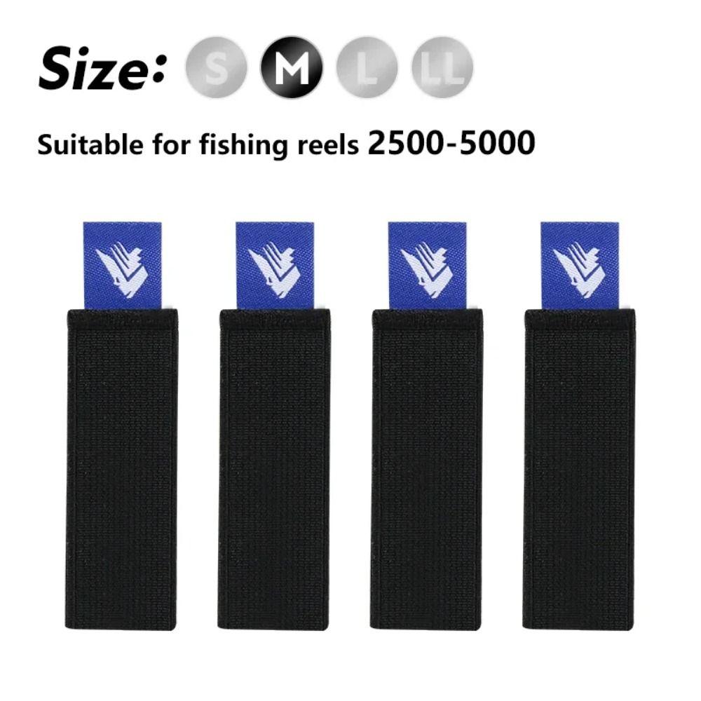 With Handle Spinning Reel Belt Pole Holder Spinning Protection Belt Fishing Spool Belt Fish Tackle