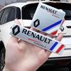 For  Renault Megane 2 3 4 Twingo Clio Talisman Captur Kwid Scenic GT 3D Car Aluminum Sticker Emblem Badge Decals Accessories S888