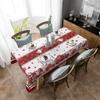 Красная машина грузовик пара карликовая роза цветок скатерть праздничный декор водонепроницаемые прямоугольные скатерти свадебный декор покрытие стола