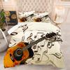 3D Classical Guitar Electric Guitar Bedding Set Punk Rock Music Duvet Cover Set Quilt Cover Queen Size For Kids Boys Young Man