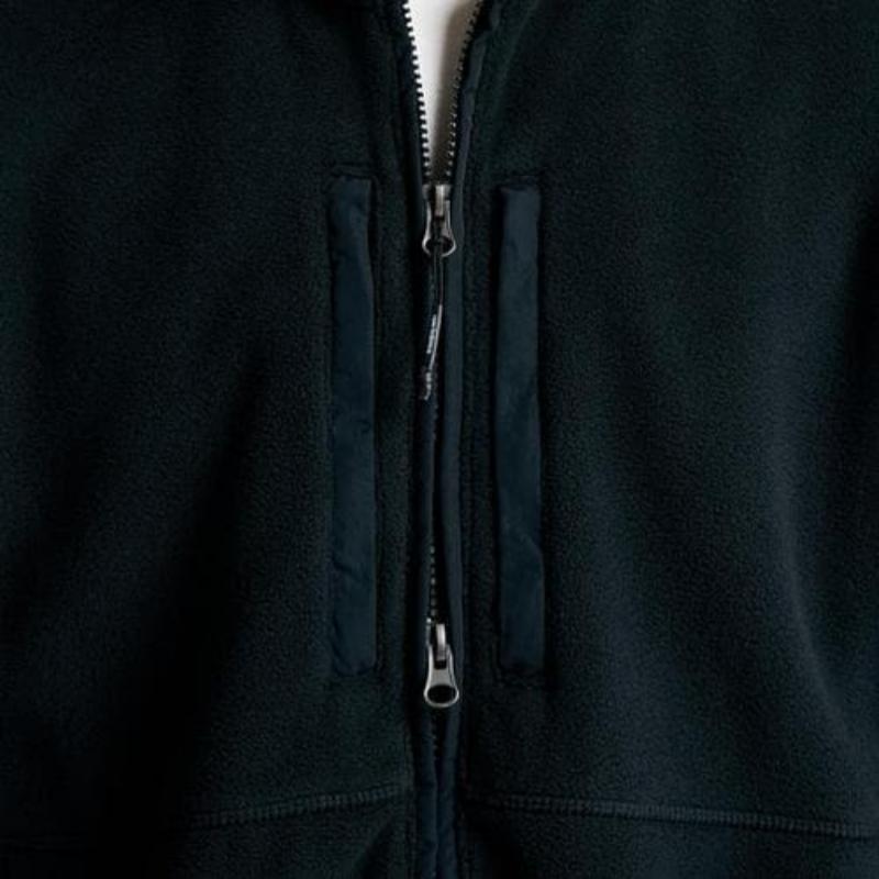 New Balance Полуклуб Uni короткий шерстяной флисовый комбинезон из нержавеющей стали на молнии Nbmdd42913 19