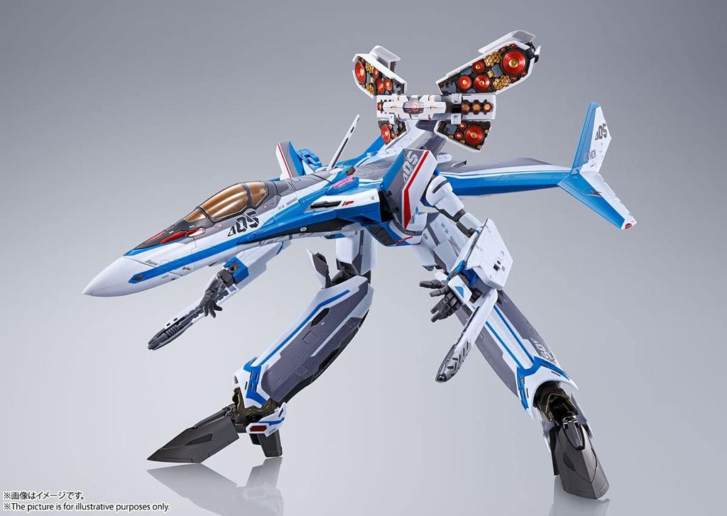 TAMASHII NATIONS DX Chogokin Macross Delta The Movie: Absolutely Live!!!!!! Movie VF-31J Siegfried (Hayate Immelmann Custom) [Equipped with