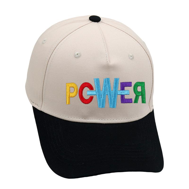 Кепка бейсбольная POWER G-Dragon Trucker Hat Высокое качество ретро двухцветная женская кепка Kpop 56-58 см регулируемая пряжка унисекс