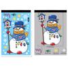 Christmas Decoration Window Stickers Cartoon Elk Santa Claus Snowman Xmas Mirror Stickers Merry Christma Sticker New Year