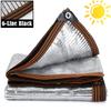 65% Shade Rate Anti UV Aluminum Foil Sunshade Net Summer Outdoor Reflective Sun Shelter Garden Succulent Plants Shading Tent