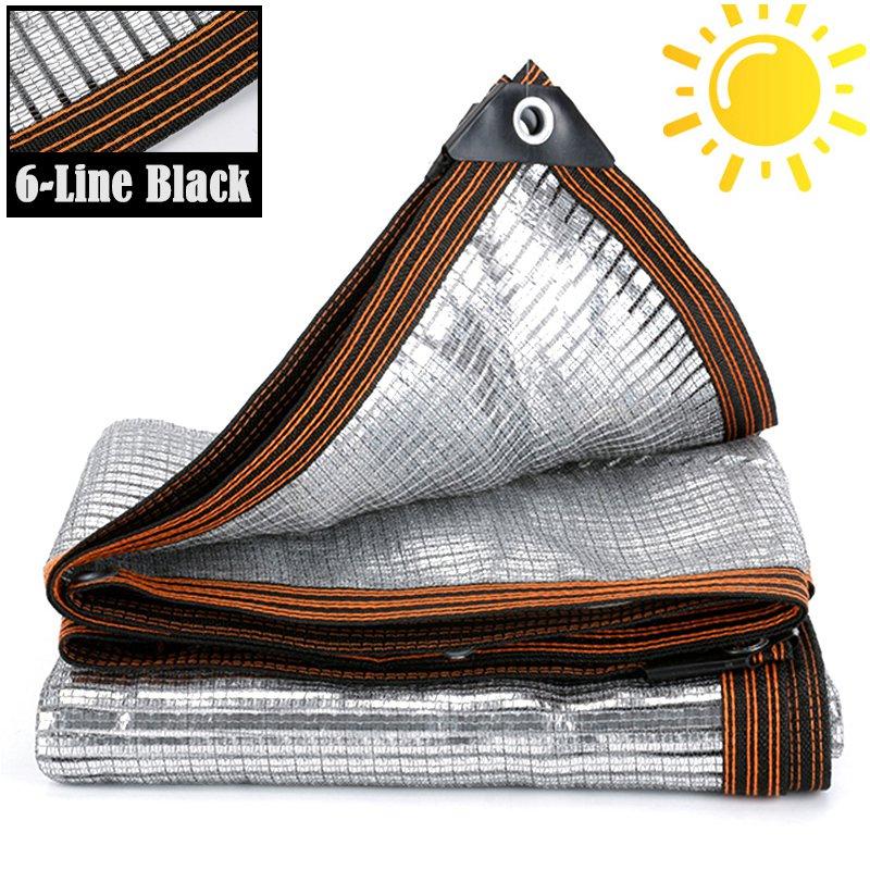 65% Shade Rate Anti UV Aluminum Foil Sunshade Net Summer Outdoor Reflective Sun Shelter Garden Succulent Plants Shading Tent