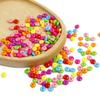 Acrylic Spaced Beads Mix Colors Jewelry Pendant Beads for DIY Handmade