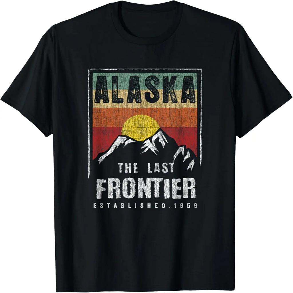 Vintage Alaska the Last Frontier T Shirt - Alaska T-Shirt