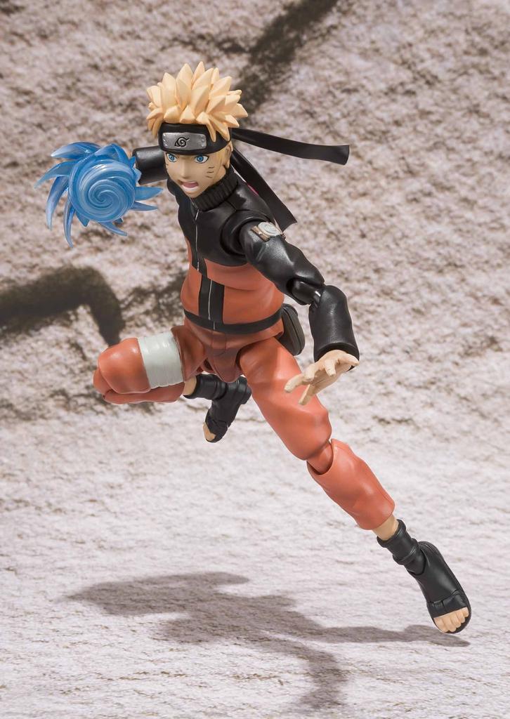 TAMASHII NATIONS NARUTO Shippuden Uzumaki Naruto 140mm ABS PVC Painted Action Figure S.H.Figuarts Approx. & [Used]