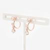 Earrings K10 Pink Gold Cubic Zirconia [ESTELLE] [Official] Women's 0282-0144-0019-0000