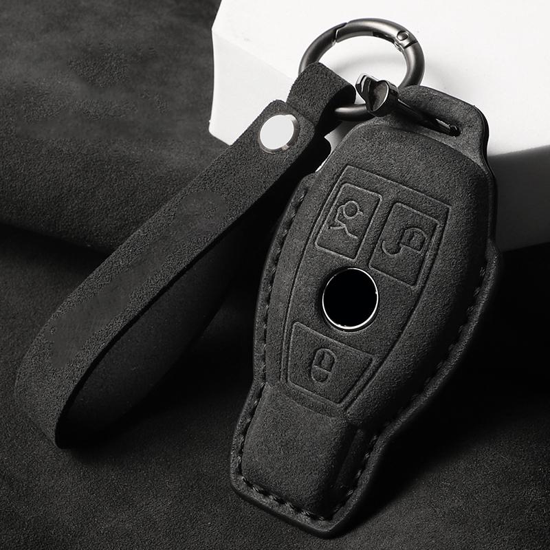 Car Key Case For Mercedes Benz E C S GLC Class E200 E400 E63 W213 S550 S560 C260 A200 Keyless Cover Shell Fob Car Accessories BC2 QQ32