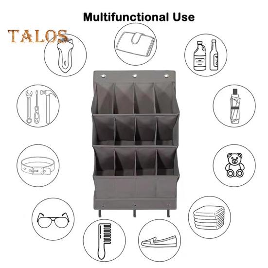 Сумка для хранения обуви, утолщенная магазинная обувь, устойчивая к разрыву, многофункциональная, карманы разных размеров, настенная полка для хранения, предметы домашнего обихода