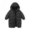 Children's Down Jackets Winter Men's and Women's Children's Mid-length Down Jackets for Older Children