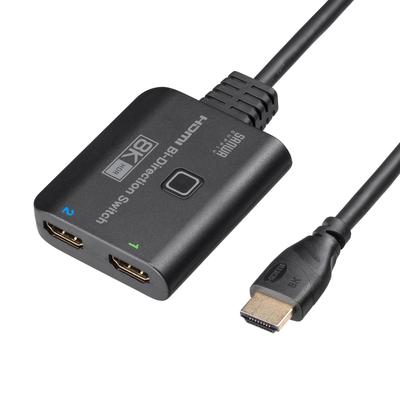 SANWA SUPPLY Выход переключателя HDMI 8K или 1 (2 Входа/1 Вход/2 Выхода) SW-HDR8K21BD