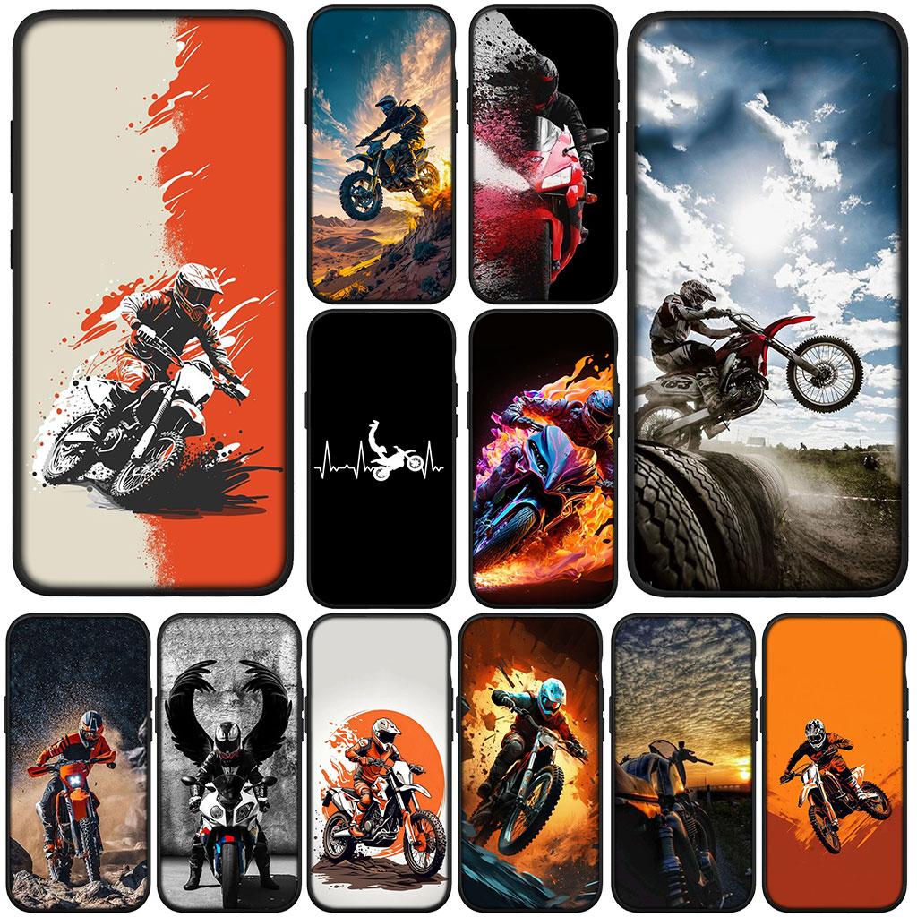 Чехол для мобильного телефона Moto Cross Motorcycle Sports для Motorola Moto G86 G57 G67 G54 G24 G15 Power G13 G14 G34 G35 G45 G53 G55 G64 G75 G72