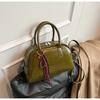 Ielgy American Retro Hand-Carrying Bowling Bag Fashion Casual One-Shoulder Female Bag