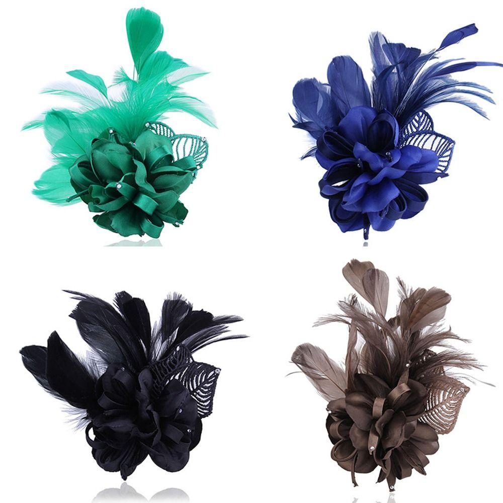 Niche Design Zinc Zinc Alloy Corsage Women Flower Brooch Korean Style Brooch Wedding Jewelry Vintage Brooch