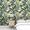 Modern Green Leaf Self Adhesive Wallpaper Peel and Stick Tropical Palm Leaf Contact Paper Removable Self Adhesive Wallpaper