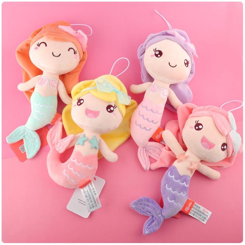 Beautiful Mermaid Princess Stuffed Animal Toy With Vibrant Colors
