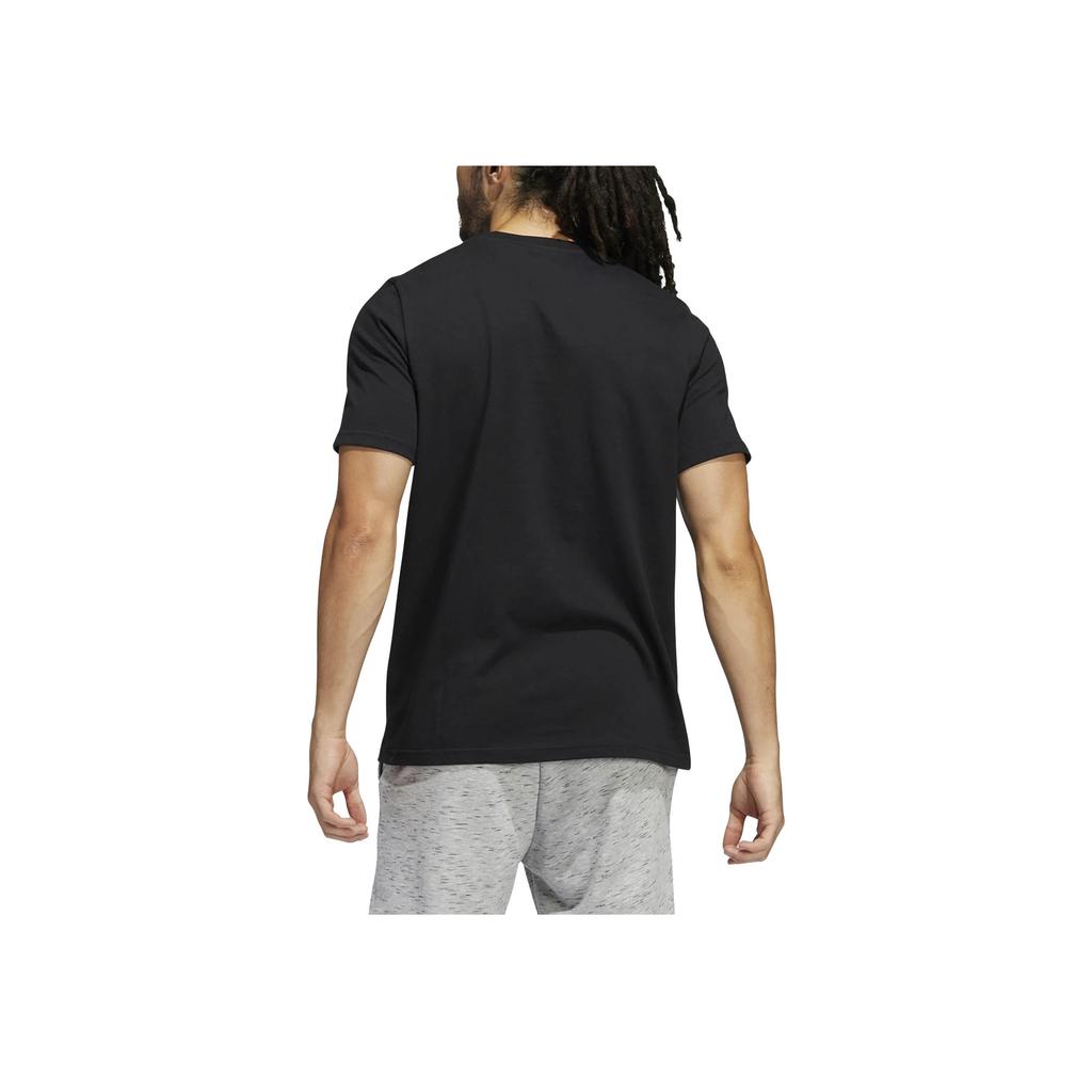 adidas Мужская футболка с коротким рукавом для тренировок Performance, черная HE4833