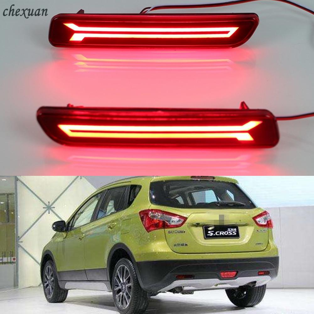 CSCSNL 1 Set For Suzuki Ertiga Vitara Ciza S-Cross Splash SX4 Rear Light Brake Lamp Back Fog Light Taillight Warning Light LED