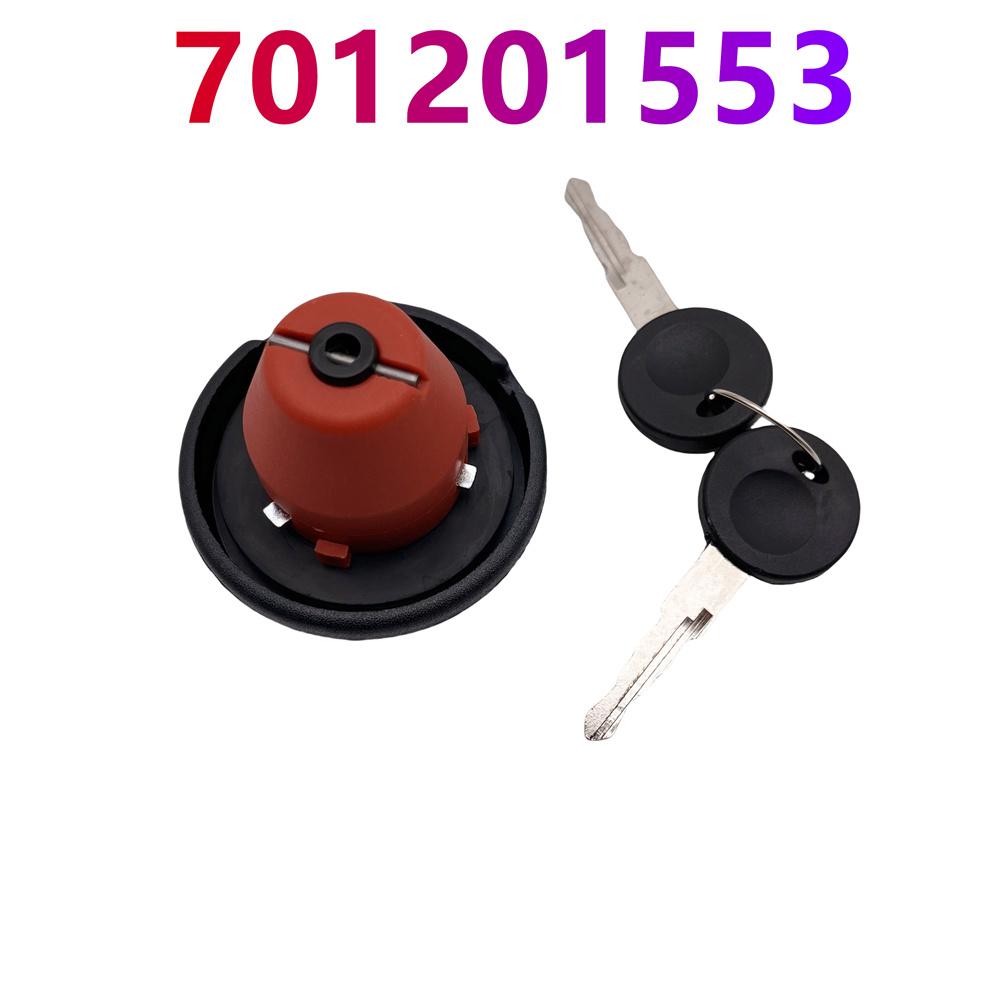 new Car Fuel Filter Tank Cap With 2 Keys Set 701201553For Ford Galaxy Seat Alhambra VW Sharan Caravelle Transporter T4 7D0201551 Fuel Tank Caps3