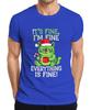Its Fine Im Fine Everything Is Fine Grumpy Cat Funny Christmas Unisexs Tshi