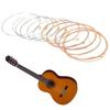 12Pcs Folk Guitar Phosphor Copper Wire Strings Classical Strings Replacement 12-String Guitar Strings Perfect Intonation