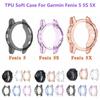 Мягкий чехол TPU для умных часов Garmin Fenix 5X 5 5S plus, силиконовый чехол-бампер для Fenix5 5S 5X, защитный чехол, аксессуар