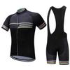 Короткий велосипедный трикотаж с защитой от пота, черные брюки-комбинезон, комплект одежды для велосипеда, спортивные трикотажные изделия с разноцветными полосками, черные мужские костюмы для велосипедной одежды