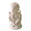 Chinese Style Home Decor Dragon Statue, Compact 3D Printed Figurine, Fine Detail Creative Craft Gifts Carving Design, Ornament for Office Desk Indoor