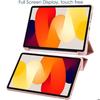 Coque + Verre Trempé -E.F.CONNECTION - pour Xiaomi Redmi Pad SE 11 - Rose - Antichoc - Support Pliable