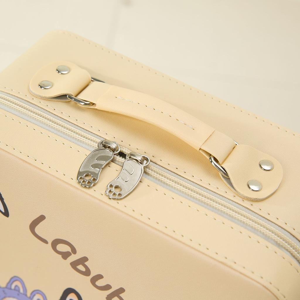 Children's Travel Makeup Bag, Cartoon Large-capacity Storage Box, Suitcase, Waterproof Makeup Case