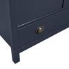 vidaXL Kleiderschrank mit 3 Türen Hill Grau 127x50x170 cm Kiefernholz