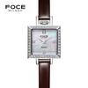 Pocheleidi 18 мм Женские часы с бриллиантами и кожаным ремешком Fm1912L-Wh